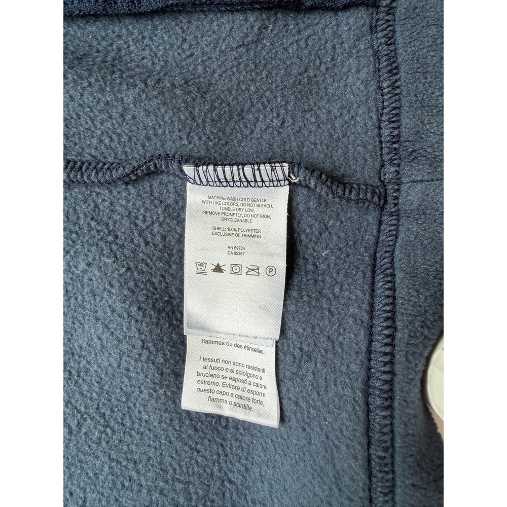 Columbia Kids Steens Navy Blue Full Zip Fleece Jacket Size Medium 10-12 - Picture 7 of 7
